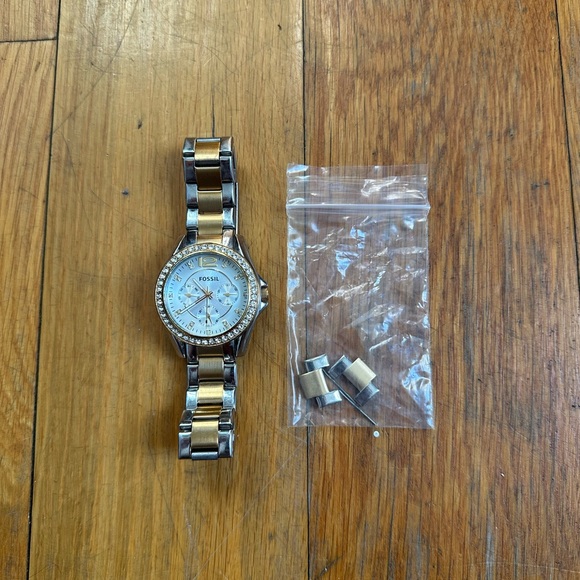 Fossil Riley Two-Tone Watch - Picture 4 of 6